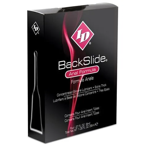 ID Backslide – Silikonbaserat Analglidmedel | 4 Tuber × 8 ml