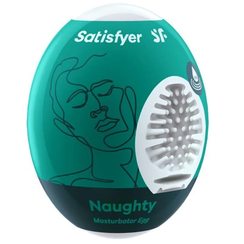 Satisfyer EGGCITED Series - Naughty Texturerat Onanieringsägg
