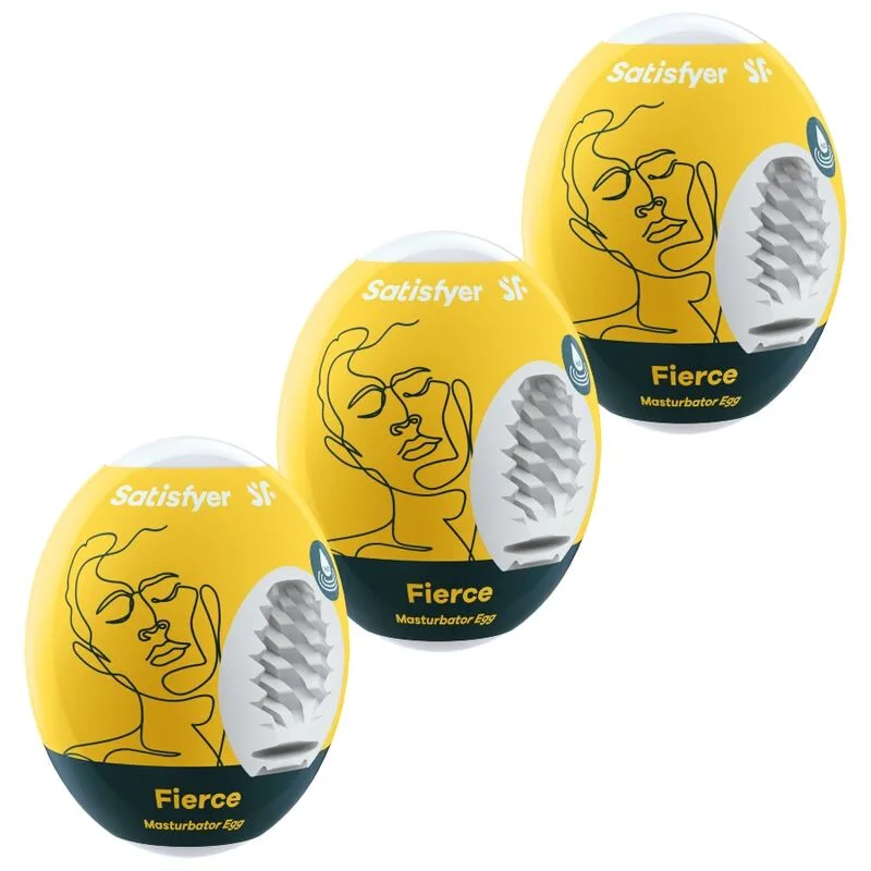 Satisfyer EGGCITED Series - Fierce Masturbator Eggs | Set om 3