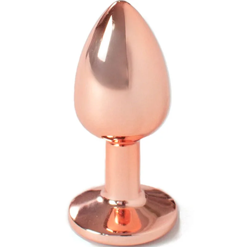 Secretplay Metallanal Plug – Roséguld | Liten | 7 cm