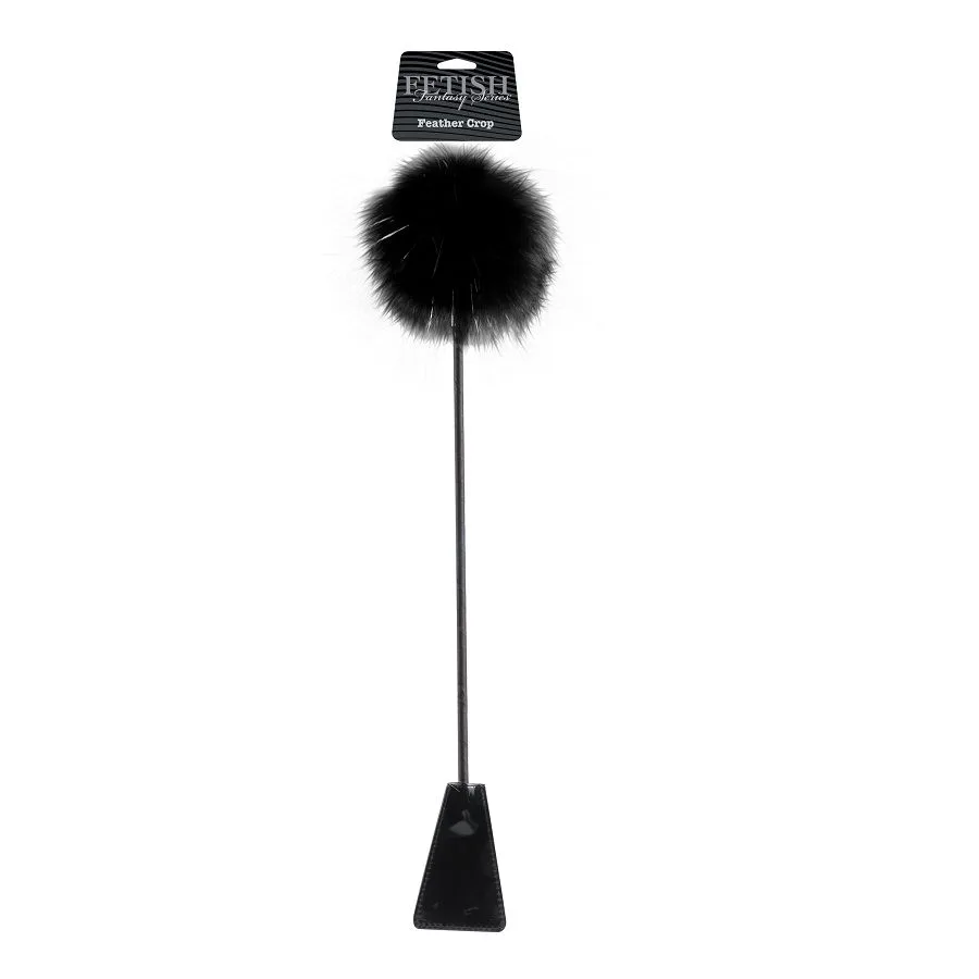 Fetish Fantasy Limited Edition – Black Feather Crop