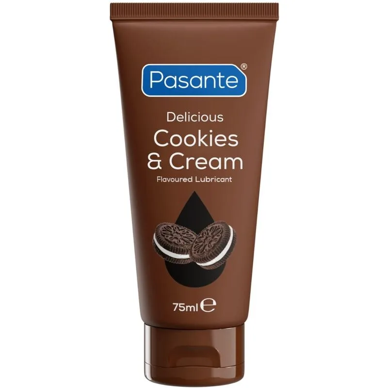 Pasante Vattenbaserat Intimglidmedel – Cookies & Cream-smak | 75 ml Pump