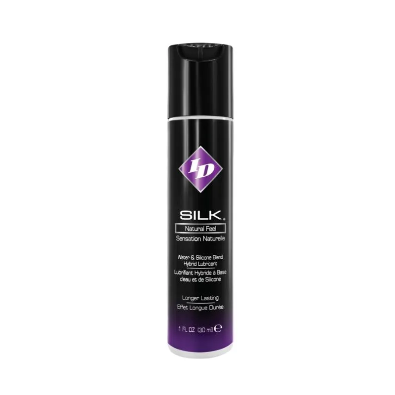ID Silk - Glidmedel med naturlig känsla, hybrid av silikon och vatten 30ml
