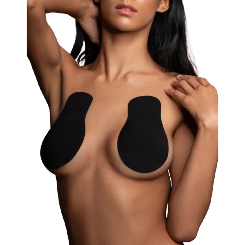 Bye-Bra Chest Elevator Push-Up Fabric Lift – Svart, Storlek XL