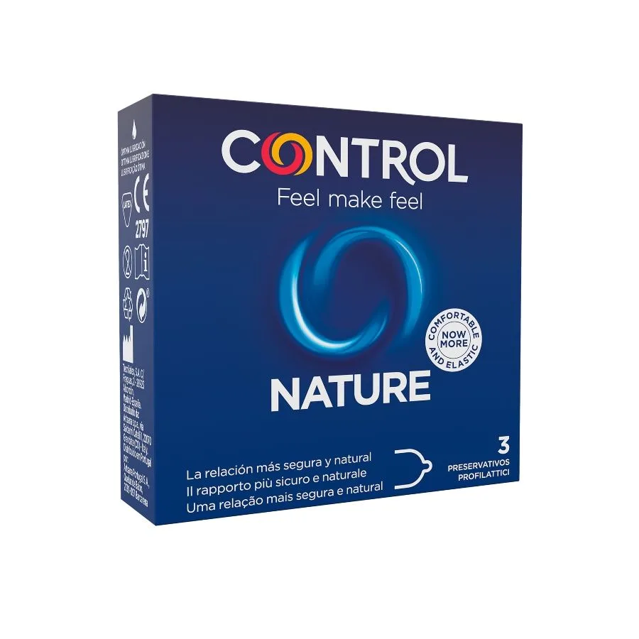 Control Adapta Nature Natural Latex Condoms – Pack of 3