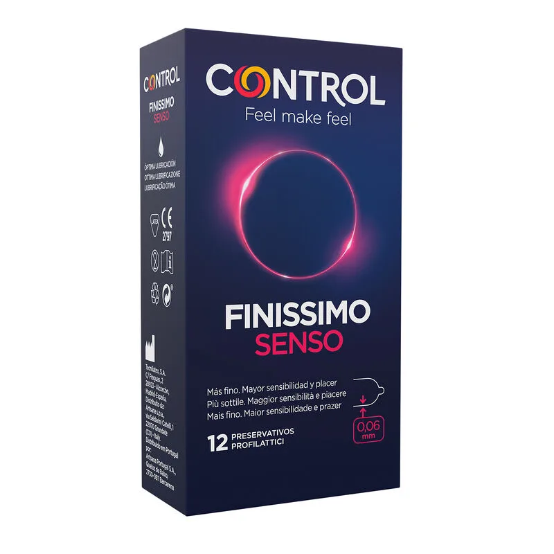 Control Adapta Senso Ultratunna Anatomiska Kondomer – Förpackning med 12