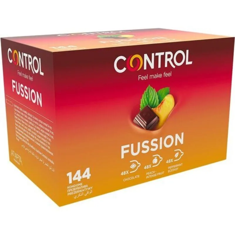 Control Adapta Fusion Kondomer – Blandade Dofter Storpack (144 enheter)