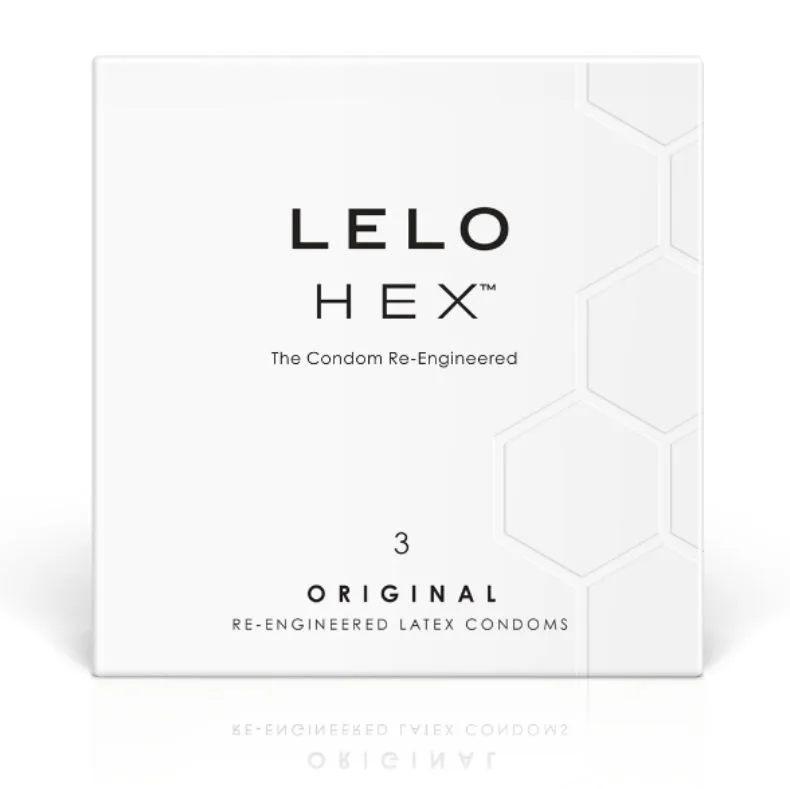 LELO HEX Kondomer – Förpackning med 3