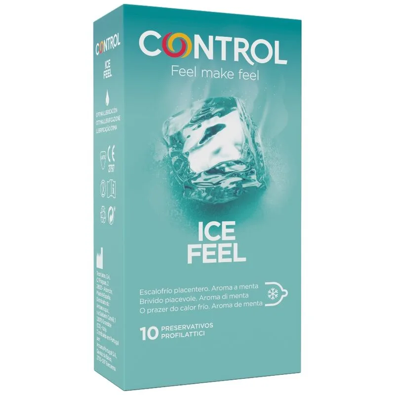 Control Ice Feel Cool Effect Kondomer – Mintsensation – Förpackning med 10