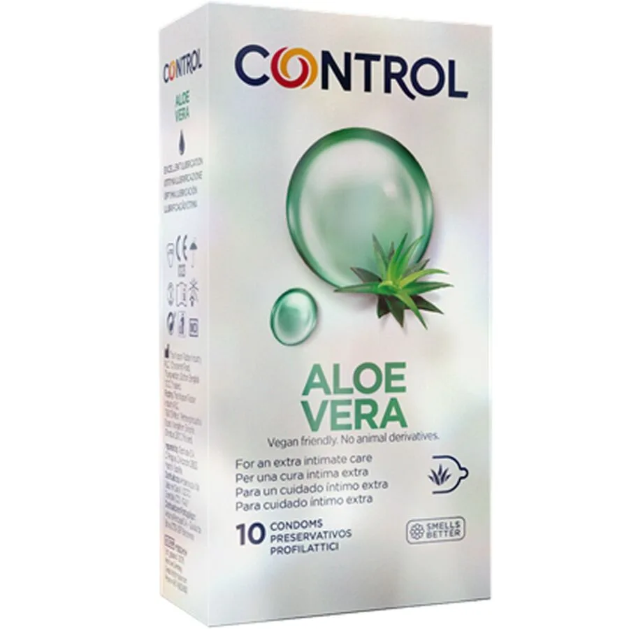 Control Aloe Vera Smörjda Kondomer – 10-pack