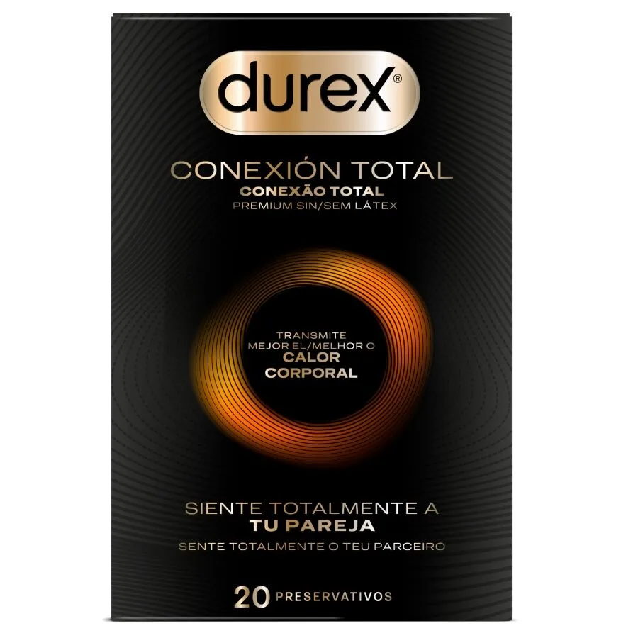Durex Total Connection Ultra Fine Plus Latexfria Kondomer – Förpackning med 20