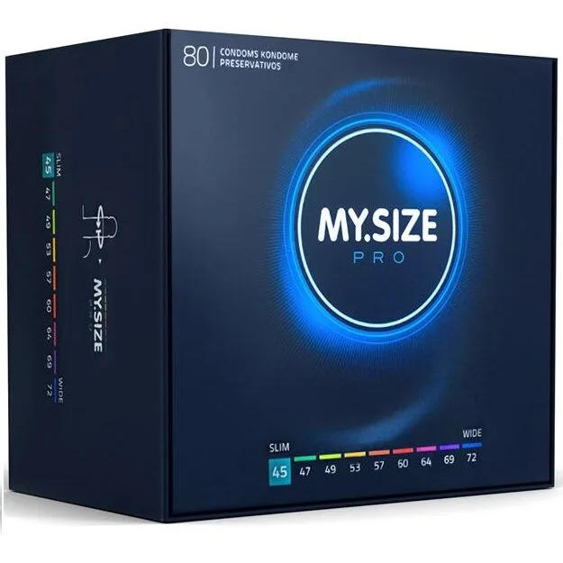 My Size Pro Kondomer 45mm – Box med 80 enheter