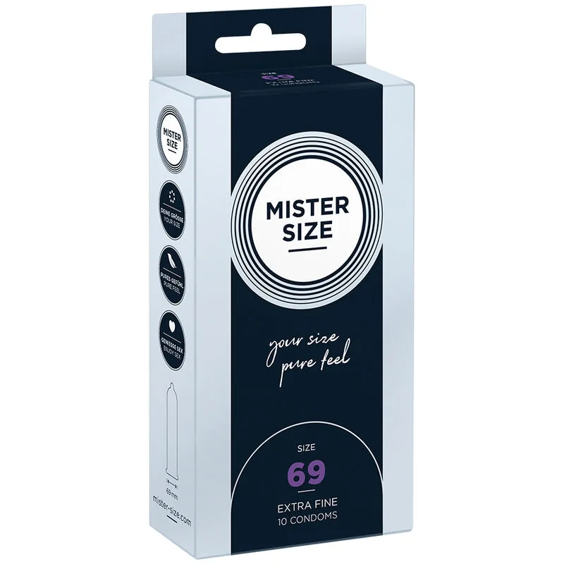 Mister Size - Precisionanpassade Kondomer Storlek XXXL 69mm (10 st)