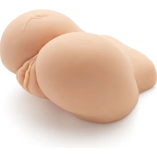 Act - Stor Realistisk Bakdels-Masturbator med Vibrerande Stimulering