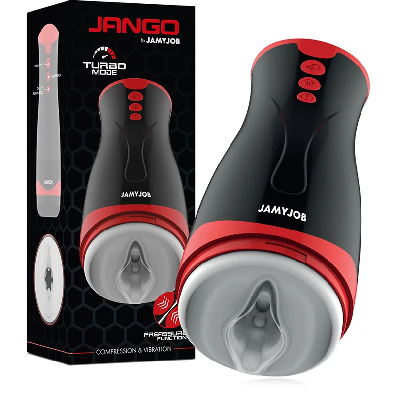 Jamyjob - Jango Komprimerings- och Vibrationsmasturbator för Män