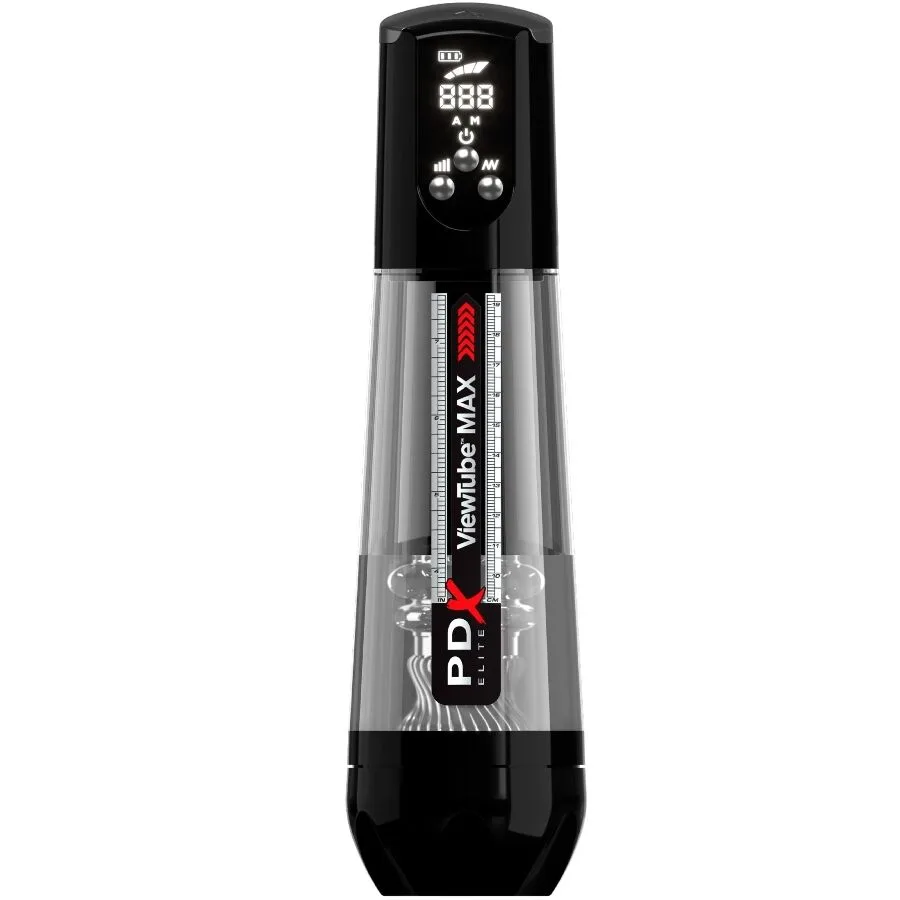 PDX Elite - ViewTube Max View Automatic Male Stimulator with Transparent Suction Sleeve