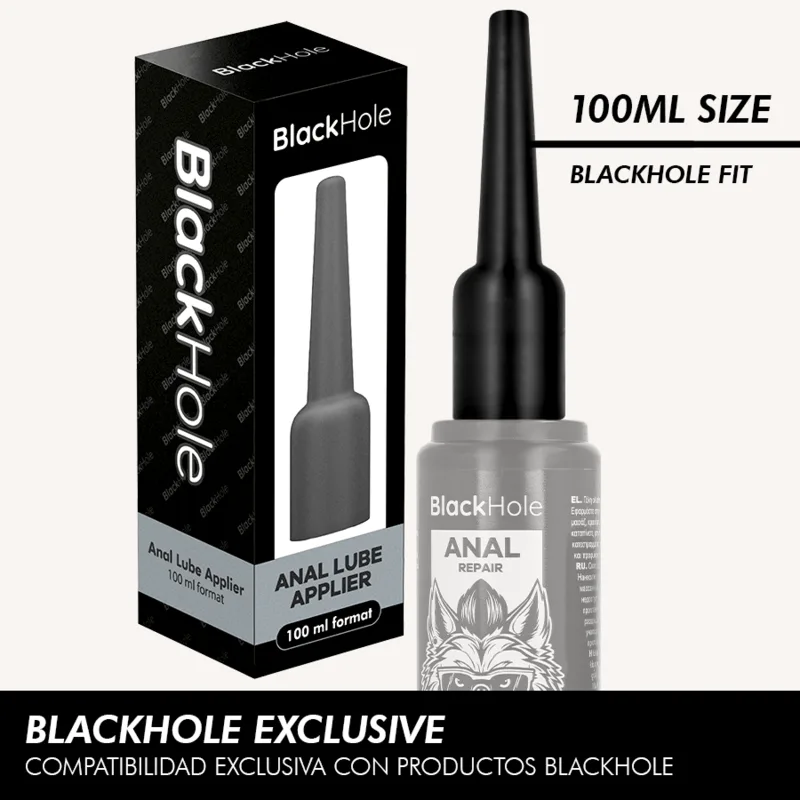 Black Hole Analglidsmedelsapplikator – Stor storlek, kompatibel med 100 ml-flaskor