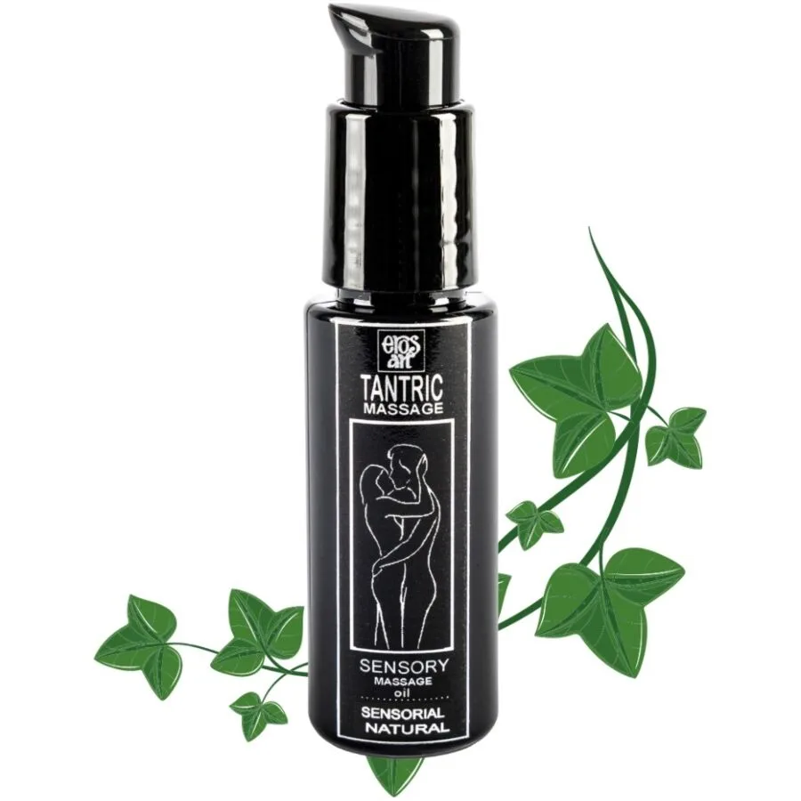 Eros-Art Naturlig Tantrisk Massageolja – Parfymfri Botanisk Blandning med Muira Puama & Epimedium, 30 ml