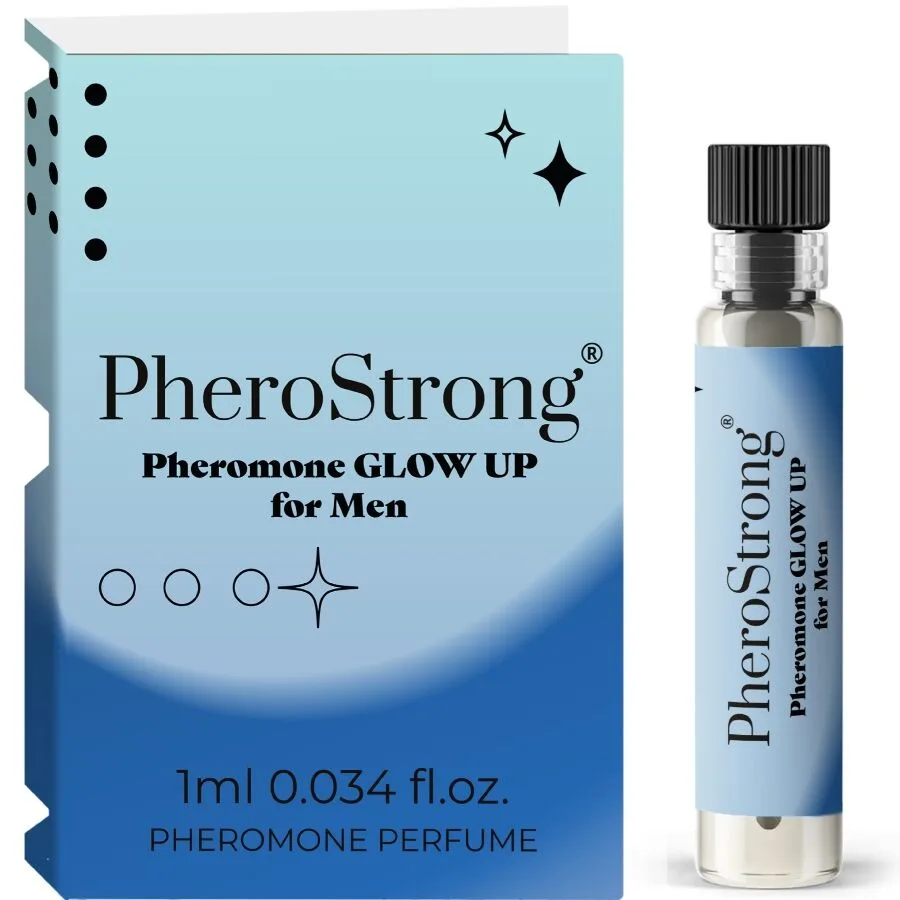 Pherostrong Glow Up Pheromone Parfym för Män – 1 ml Provstorlek