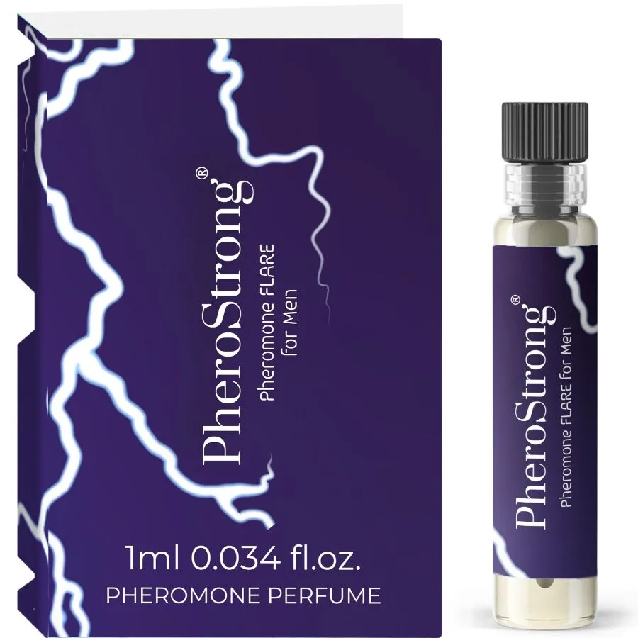 Pherostrong Flare Feromon Parfym för Män – 1 ML Resestorlek