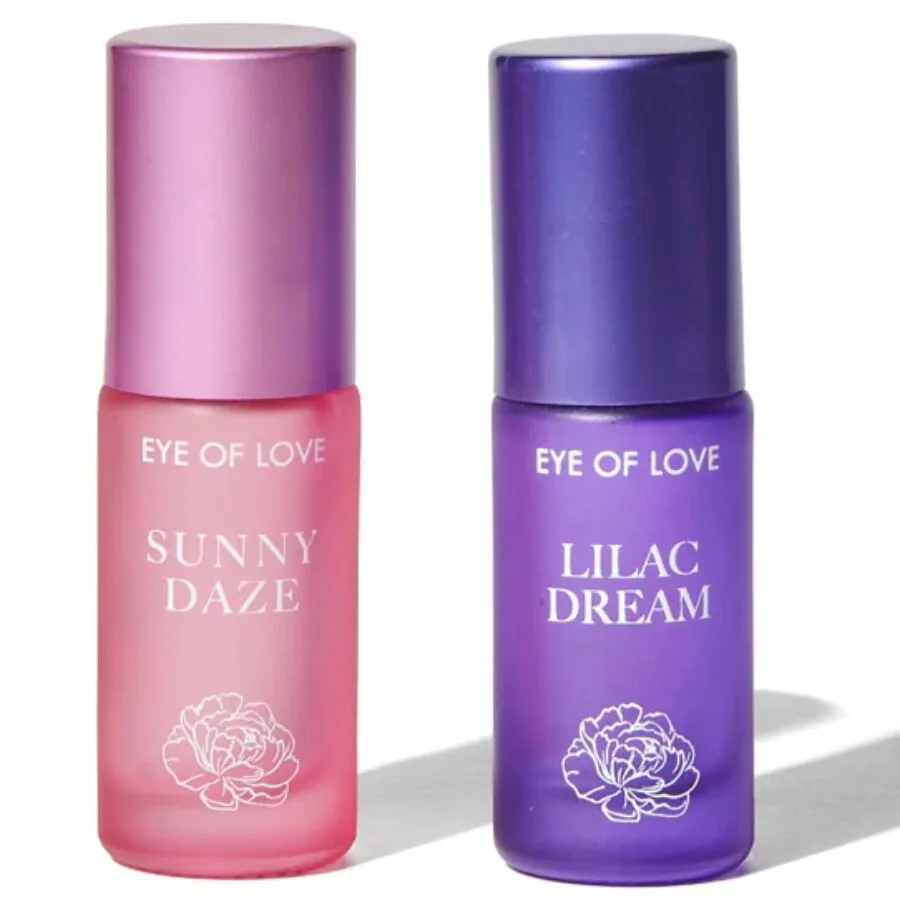 Eye of Love - Bloom Day to Night Feromone Roll-On Parfymset | 2 x 5 ml | För Henne