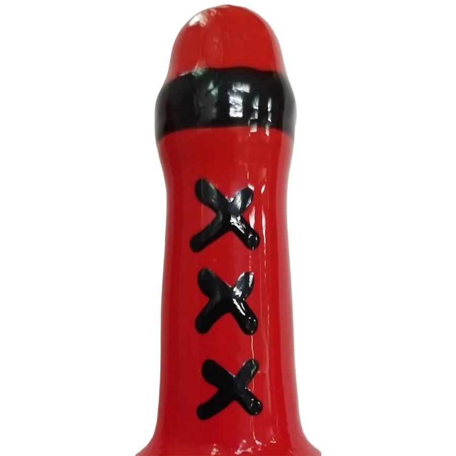 Condomerie Handmålad Novelty-Kondom – Amsterdam Red Edition