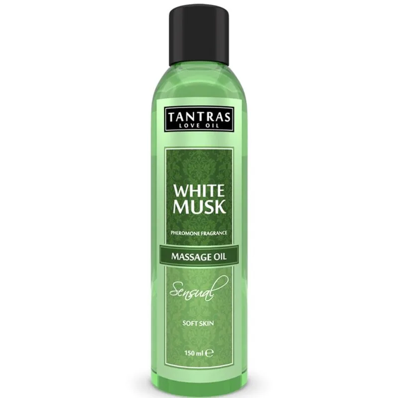 Intimateline Tantras Love Oil White Musk Sensuell Massageolja – 150 ml