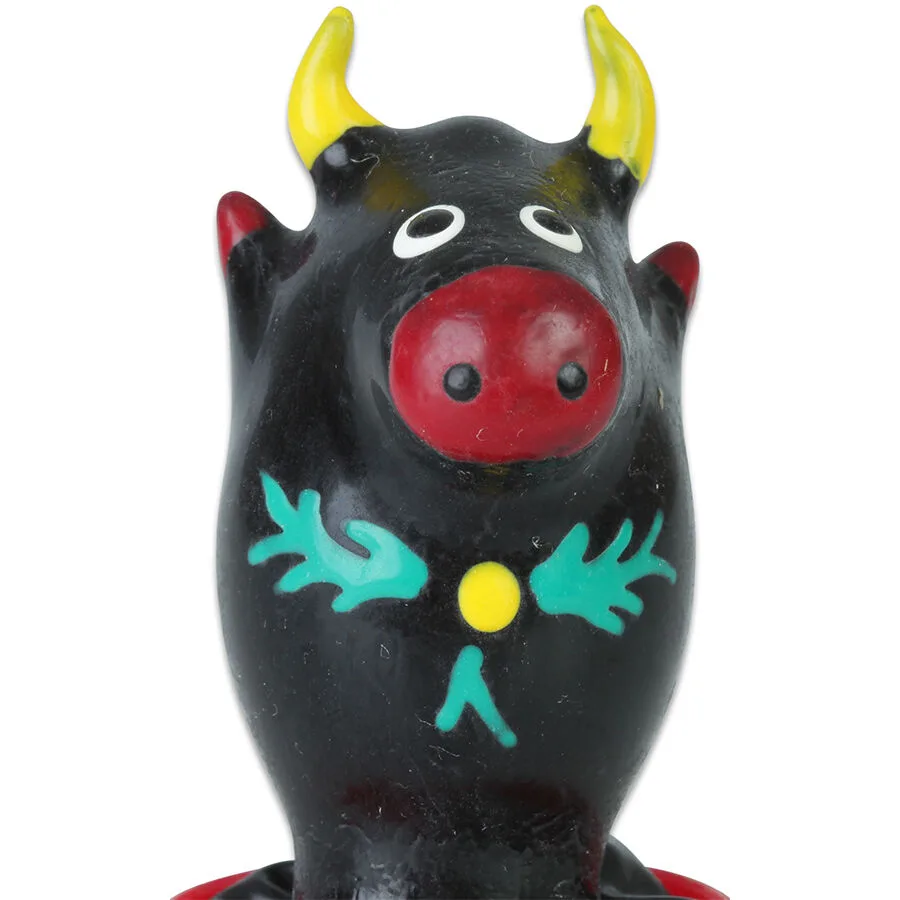 Condomerie - Hand-Painted Novelty Condom Bull Black Model 1