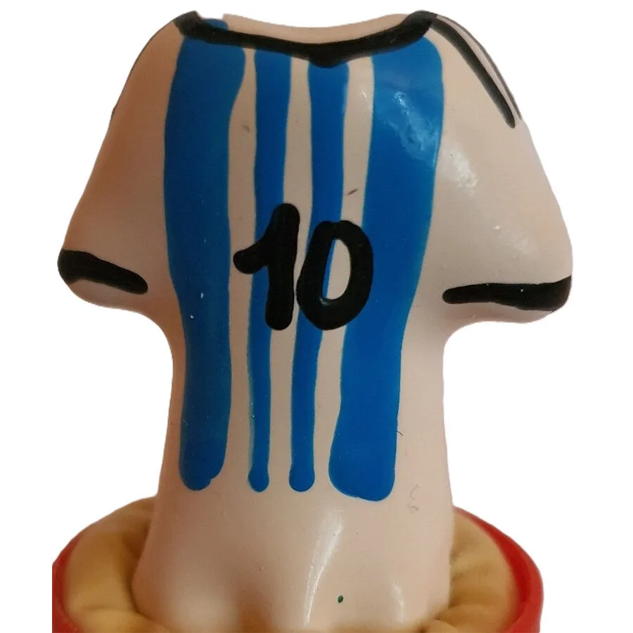 Condomerie - Handmålat Noveltykondom Messi-tröja Nr. 10 Collector's Edition