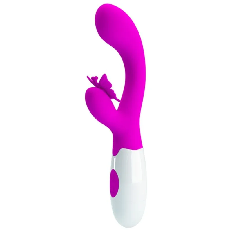 Pretty Love Butterfly Kiss Kaninvibrator med 30 Funktioner i Lila