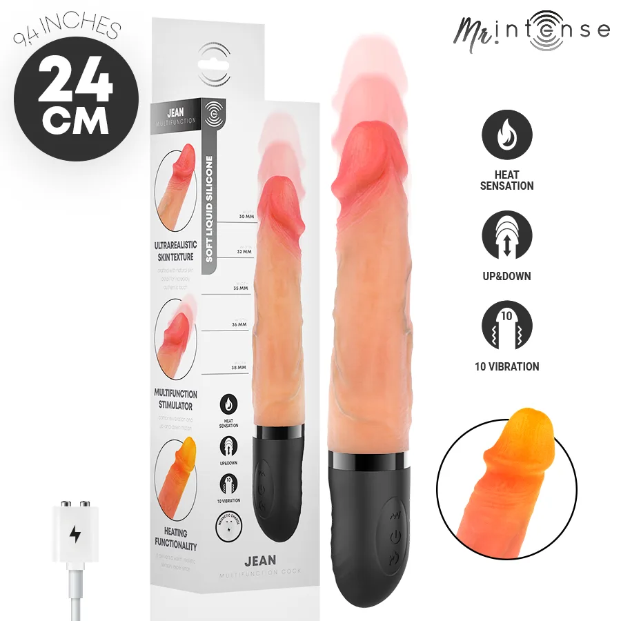 Mr Intense - Jean Thrusting Vibrator med värmefunktion