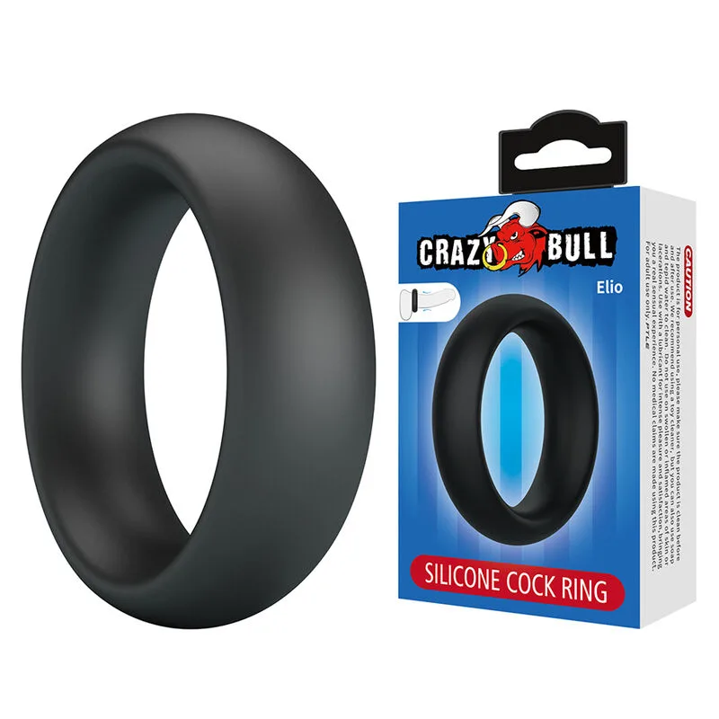 Crazy Bull - Elio Silikon Penisring Svart