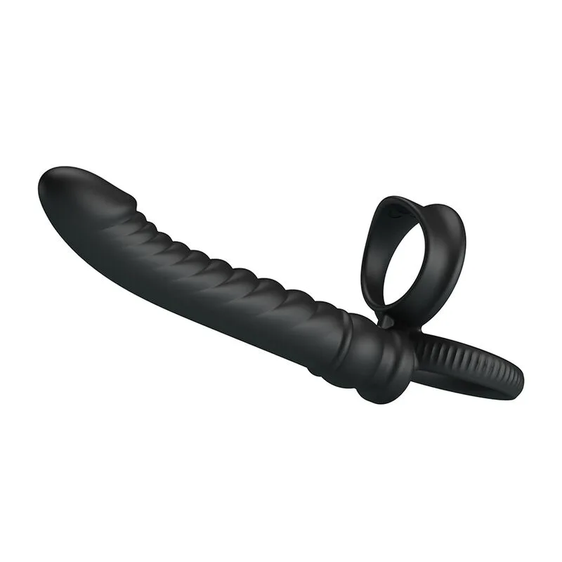Pretty Love Merritt Analvibrator med Hållningsring | 10 Vibrationsfunktioner | Svart