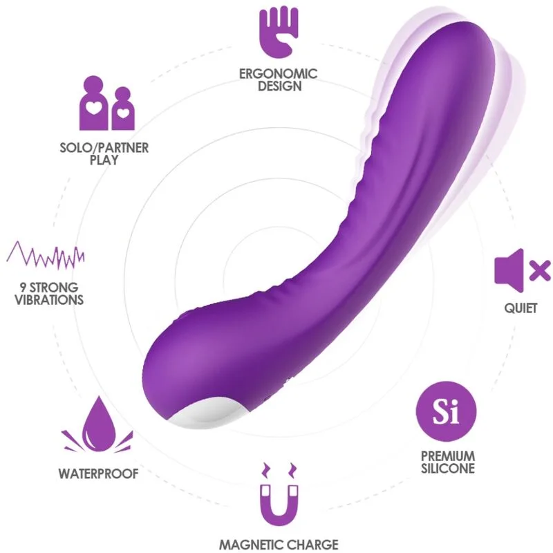 Armony Legend Silicone Vibrator – Purple