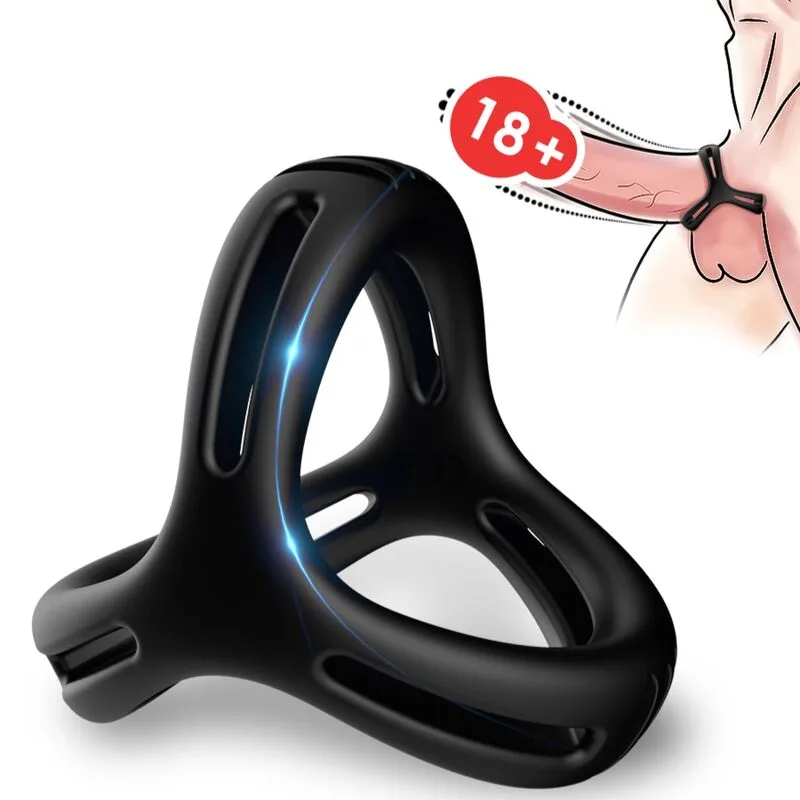 Armony X-Ring Penisring med Flera Positioner – Svart