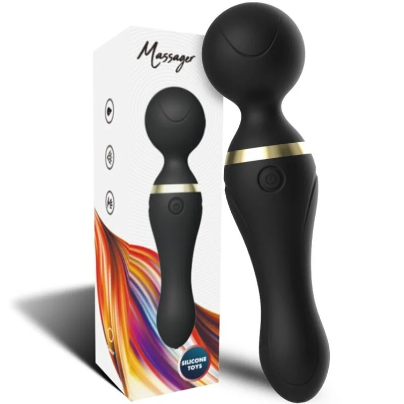 Armony Freeza Supermjuk Huvudmassager & Personlig Vibrator – Svart
