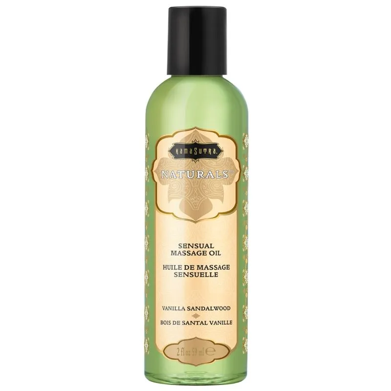 Kama Sutra Naturals Massageolja – Vanilla Sandalwood, 59 ml (2 fl. oz.)