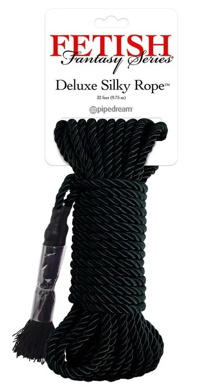 Fetish Fantasy Series - Svart Deluxe Silkesrep för Bondage 9,75 M