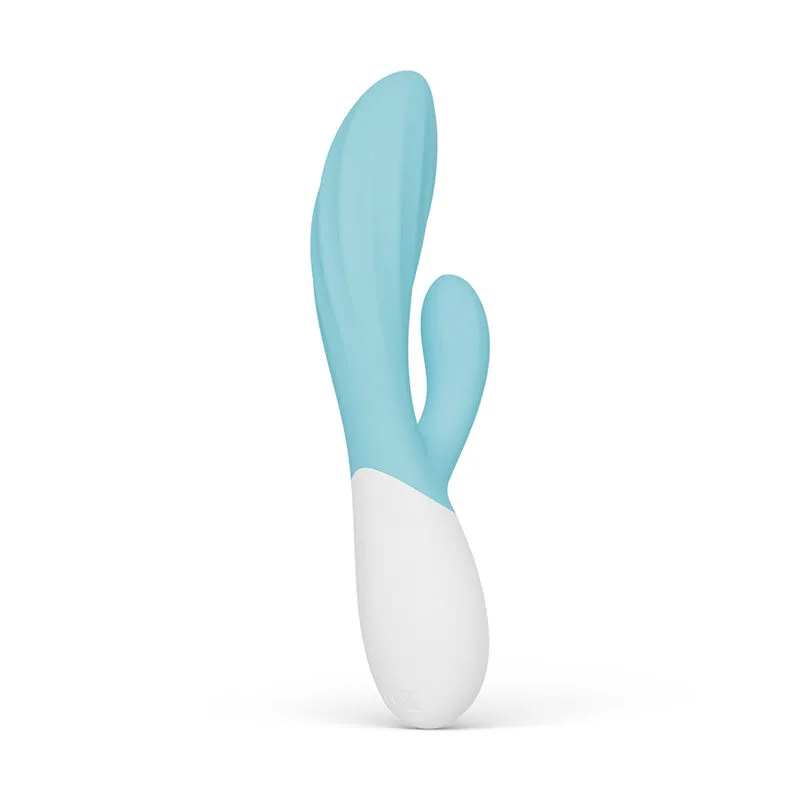 LELO INA TWIST Dubbelstimulerande Rabbit-vibrator för G-punkts- och Klitorisnjutning – Blå