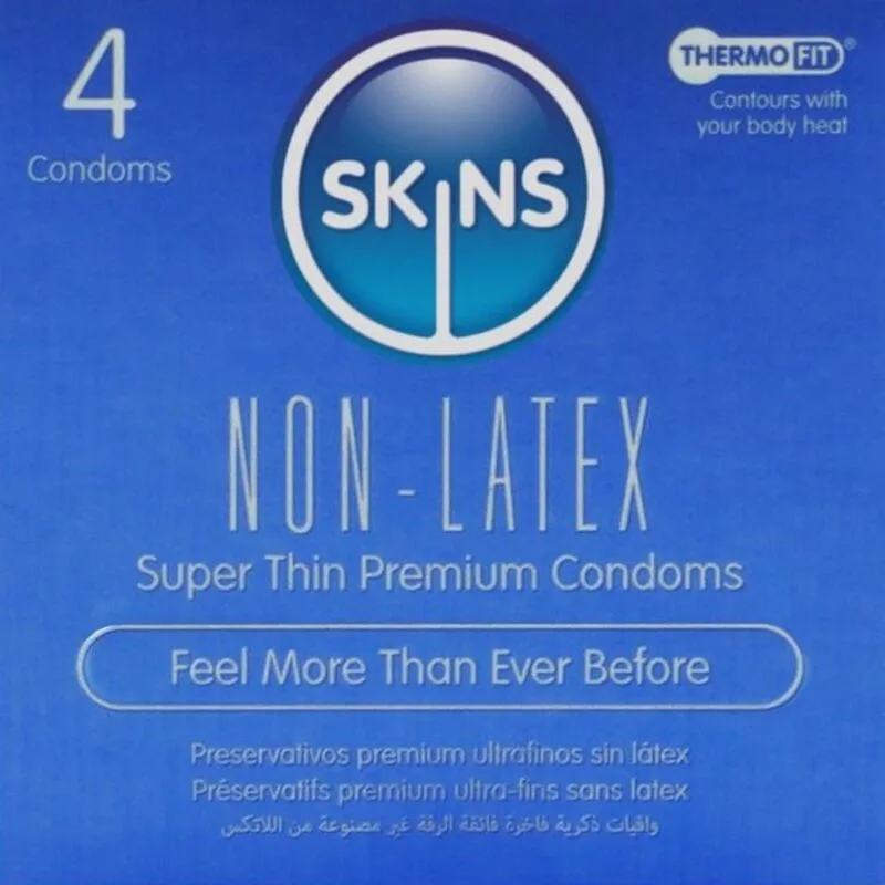 Skins Latex-Free Condoms – Pack of 4