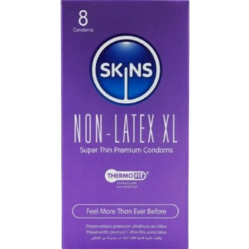 Skins Latex-Fria Kondomer XL – Förpackning med 4