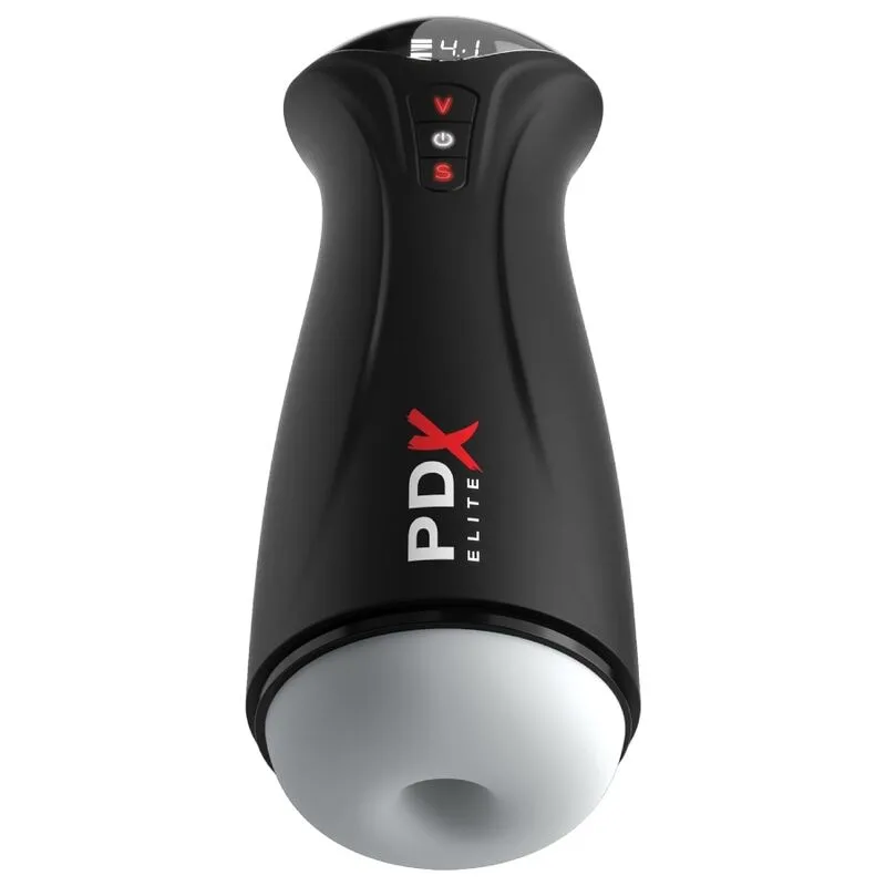 PDX Elite - Fap-Gasm Clear Manlig Masturbator med Intermittent Sugeffekt