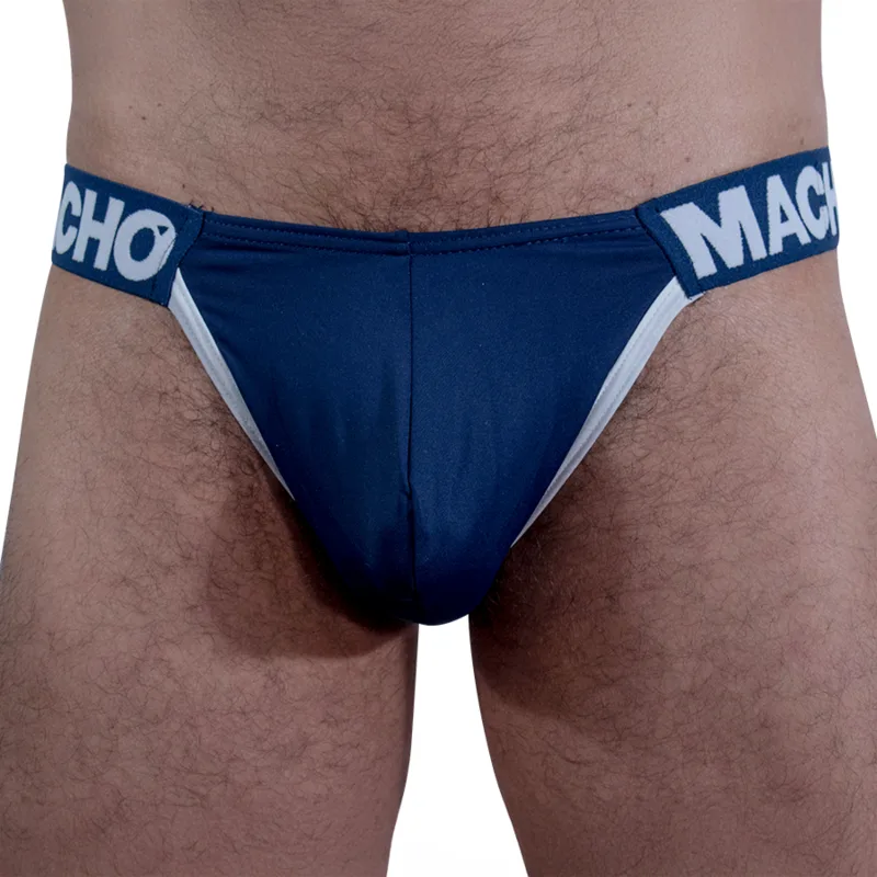 Macho MCH011 Mörkblå Side Slip XL Formgivande Kalsong för Herr