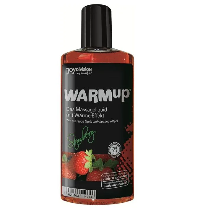 Joydivision WARMup Värmande Massageolja - Jordgubbe