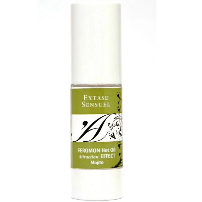 Extase Sensual - Massageolja med Värmeeffekt och Mojito-feromoner 30ml