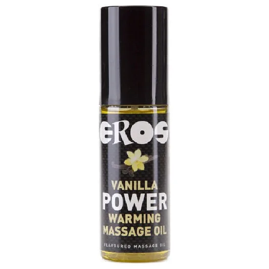 Eros Power Line - Power Warming Massage Oil 100ml | Edible Vanilla Heating Formula
