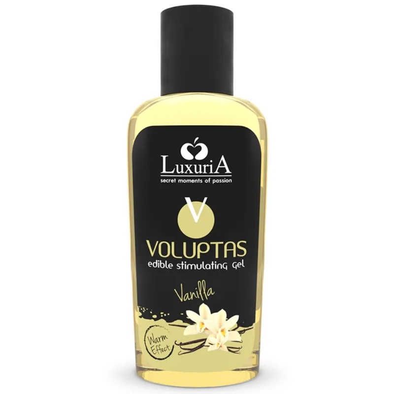 Intimateline Luxuria - Voluptas Ätbar Värmande Massagegel | Vaniljsmak | 100 ml