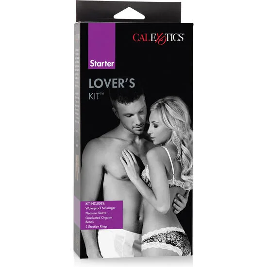 Calexotics - Starter Lovers Kit | Parplyktset med massager, penishölje, analkulor och penisringar