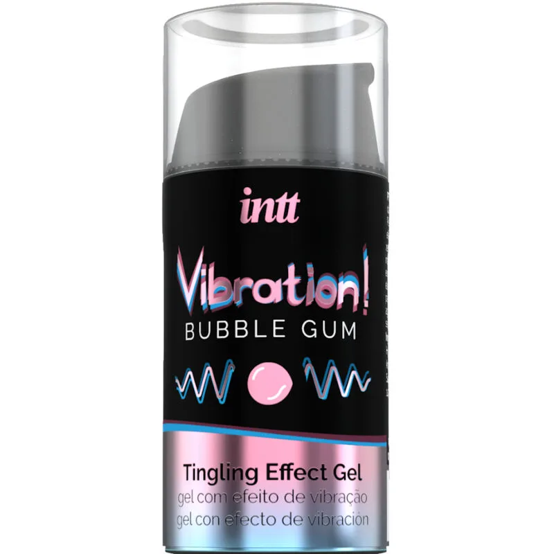 INTT Vibrerande Bubble Gum Intimstimulerande Vätska – 15ml Smaksatt Upphetsningsgel