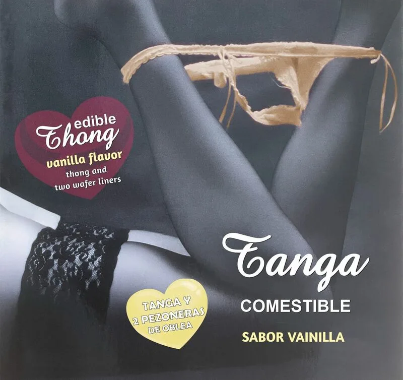 Hotflowers - Edible Wafer Thong & 2 Nipple Covers – Vanilla Flavour